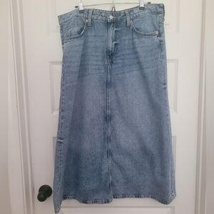 Women's Blue Denim Skirt